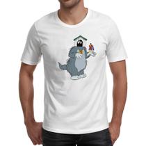 Camiseta Unissex Nostalgia Mini Polegar e Yogui Camiseta Unissex Nostalgia Mini Polegar e Yogui