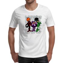 Camiseta Unissex Nostalgia Os impossiveis fundo grafite Camiseta Unissex Nostalgia Os impossiveis fundo grafite