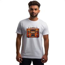 Camiseta Unissex Old School Radio Camiseta Unissex Old School Radio