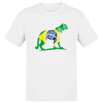 Camiseta Unissex Onca Pintada Fauna Brasil Camiseta Unissex Onca Pintada Fauna Brasil
