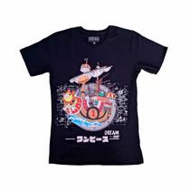 Camiseta Unissex One Piece Thousand Sunny V2 Preto