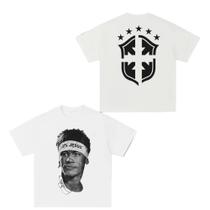 Camiseta Unissex Oversize Com Estampa Do Estrela Do Futebol Americano Neymar, 100% Algodão, Moda Camiseta Unissex Oversize Com Estampa Do Estrela Do Futebol Americano Neymar, 100% Algodão, Moda