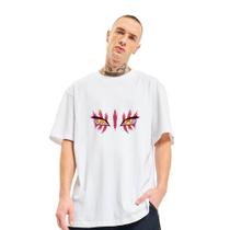 Camiseta Unissex Oversized Akaza Demon Slayer Anime Streetwear