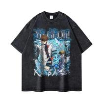 Camiseta Unissex Oversized Anime Yu Gi Oh Change of Heart, Estampa Yugi Muto Seto Kaiba, Manga Tops