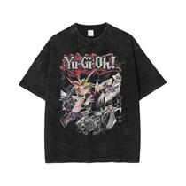 Camiseta Unissex Oversized Anime Yu Gi Oh Change of Heart, Estampa Yugi Muto Seto Kaiba, Manga Tops