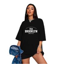 Camiseta Unissex Oversized Brooklyn Usa