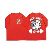 Camiseta Unissex Oversized Com Estampa Anime Demon Slayer Uzui Tengen Ninja Mice Muki Muki Para