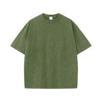 Camiseta Unissex Oversized De Algodão Com Gola O, Estilo Coreano Y2K, Casual Vintage De Manga Curta