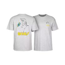 Camiseta Unissex Oversized De Verão Para Skate Powell Peralta Winged Ripper Estilo Streetwear