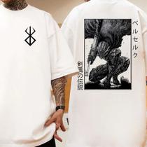 Camiseta Unissex Oversized Streetwear Estampada Anime Algodão 100% Camiseta Unissex Oversized Streetwear Estampada Anime Algodão 100%