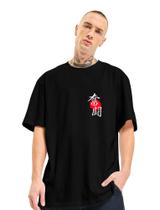 Camiseta Unissex Oversized Treino Academia Estilo Samurai