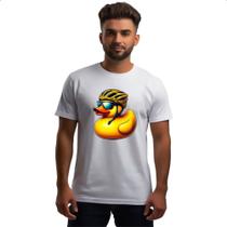 Camiseta Unissex Patinho de borracha Ciclista