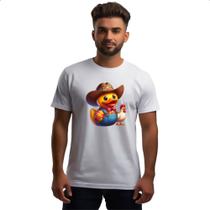 Camiseta Unissex Patinho de borracha Fazendeiro Camiseta Unissex Patinho de borracha Fazendeiro