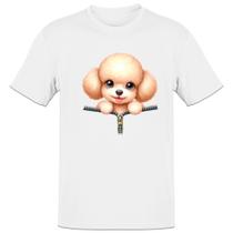 Camiseta Unissex Poodle no Ziper
