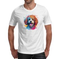 Camiseta Unissex Poodle watercolor art Camiseta Unissex Poodle watercolor art