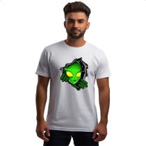 Camiseta Unissex Portal dimensional com alienigena