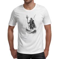 Camiseta Unissex Poseidon esboco a lapis Camiseta Unissex Poseidon esboco a lapis