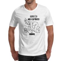 Camiseta Unissex Preguica Este e o meu espirito animal Camiseta Unissex Preguica Este e o meu espirito animal