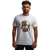 Camiseta Unissex Pug astronauta