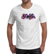 Camiseta Unissex Samba Splash Arte Camiseta Unissex Samba Splash Arte