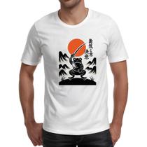 Camiseta Unissex Sapo Samurai Sunset