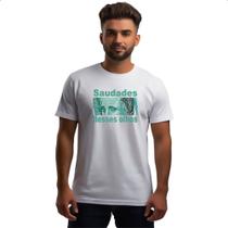 Camiseta Unissex Saudades desses olhos Camiseta Unissex Saudades desses olhos