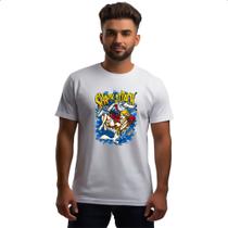 Camiseta Unissex Shark girl attack Camiseta Unissex Shark girl attack