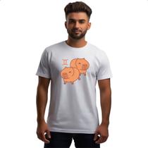 Camiseta Unissex Signo Capivara Gemeos