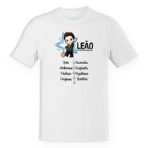 Camiseta Unissex Signo Cute Leão