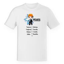 Camiseta Unissex Signo Cute Peixes Camiseta Unissex Signo Cute Peixes