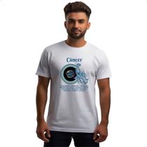 Camiseta Unissex Signo de Cancer adjetivos