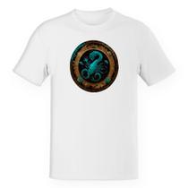 Camiseta Unissex Signo de escorpiao logo de luxo