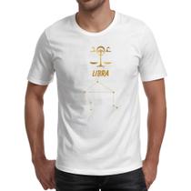 Camiseta Unissex Signo Libra Constelacao Dourada Camiseta Unissex Signo Libra Constelacao Dourada