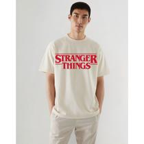 Camiseta Unissex Stranger Things Logo Clássica Série Netflix Geek 100% Algodão Premium Camiseta Unissex Stranger Things Logo Clássica Série Netflix Geek 100% Algodão Premium