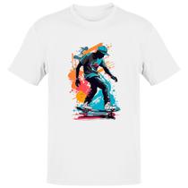 Camiseta Unissex Street Skate Art Splash