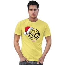 Camiseta Unissex Super Hero Spider Natal Christmas