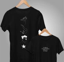 Camiseta Unissex Super Jão Frente E Costas Camisa Algodão