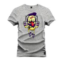 Camiseta Unissex T-Shirt 100% Algodão Estampada Fone Curtindo Som - Nexstar