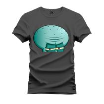 Camiseta Unissex T-Shirt 100% Algodão Estampada Lula Molusco