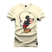 Camiseta Unissex T-Shirt 100% Algodão Estampada Mickeyy