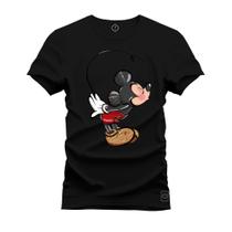 Camiseta Unissex T-Shirt 100% Algodão Estampada Mickeyy