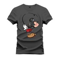 Camiseta Unissex T-Shirt 100% Algodão Estampada Mickeyy