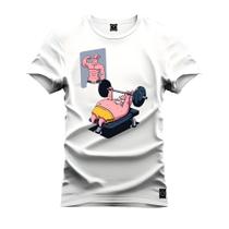 Camiseta Unissex T-Shirt 100% Algodão Estampada Patrick Pesos