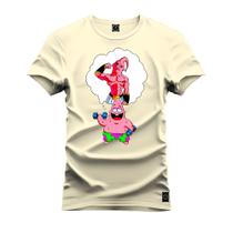 Camiseta Unissex T-Shirt 100% Algodão Estampada Patrick Sonho MajimBoo