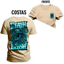 Camiseta Unissex T-Shirt Premium Death Dow Frente Costas