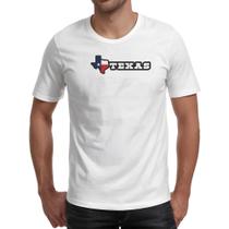Camiseta Unissex Texas mapa estado country