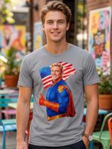 Camiseta Unissex - The Boys - Capitão Pátria Cinza - Premium Tamanho:MCor:Cinza Camiseta Unissex - The Boys - Capitão Pátria Cinza - Premium Tamanho:MCor:Cinza
