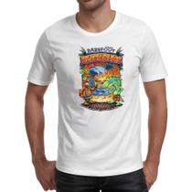 Camiseta Unissex Tiki and Iguana Beach Camiseta Unissex Tiki and Iguana Beach