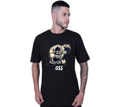 Camiseta Unissex Tradicional Luta Jiu Jitsu Oss Gorila
