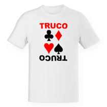 Camiseta Unissex Truco Naipes do baralho